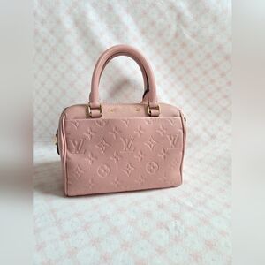 Louis Vuitton Empreinte Speedy Bandouliere 20 NM Rose Poudre – Full Set!